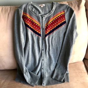 Merona cardigan sweater size L